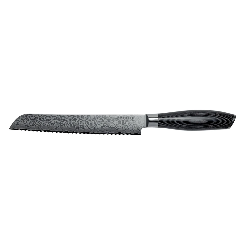Akio Bread Knife 20 cm, Black