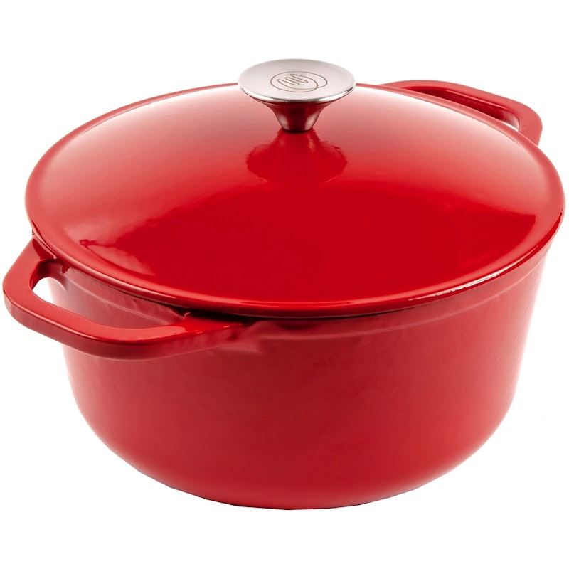 Cast Iron Pot, Red
