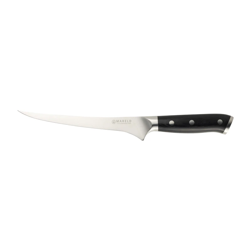 Fillet Knife Flexible 19 cm, Black