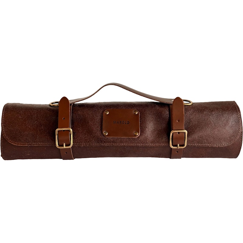 Knife Bag With 7 Compartments, Brown