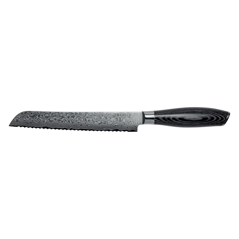 Akio Bread Knife 20 cm, Black
