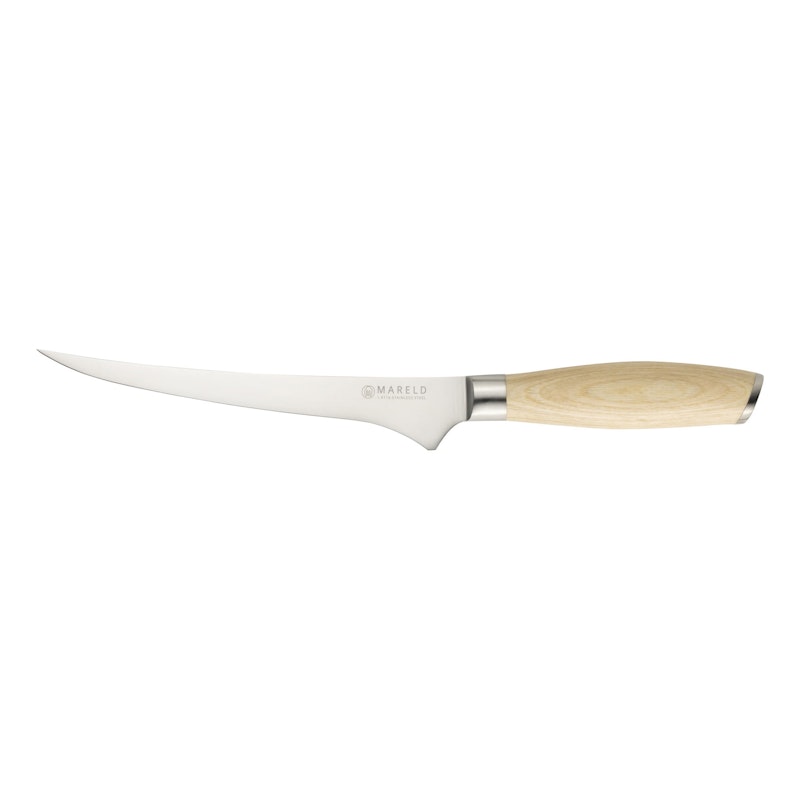 Akio Vegetable Knife Flexible 19 cm, Light Wood
