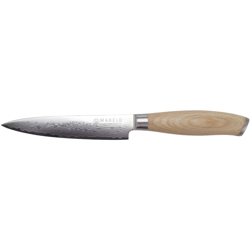 Akio Universal Knife 13 cm, Light Wood