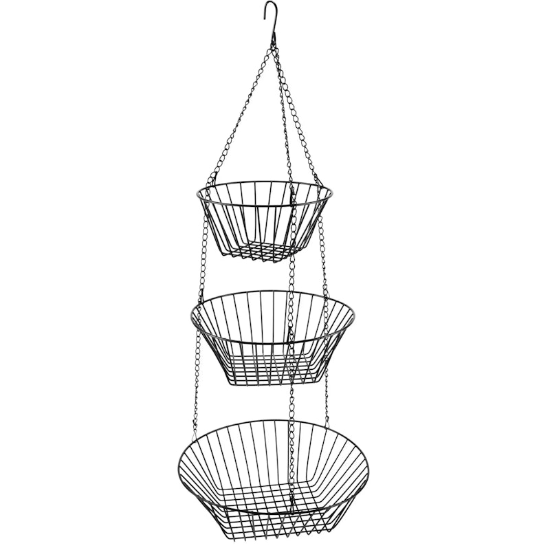 Storage Basket / Fruit Basket, Black