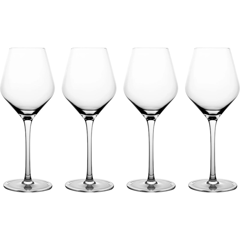 White Wine Glass 33 cl Clear, 4-pack