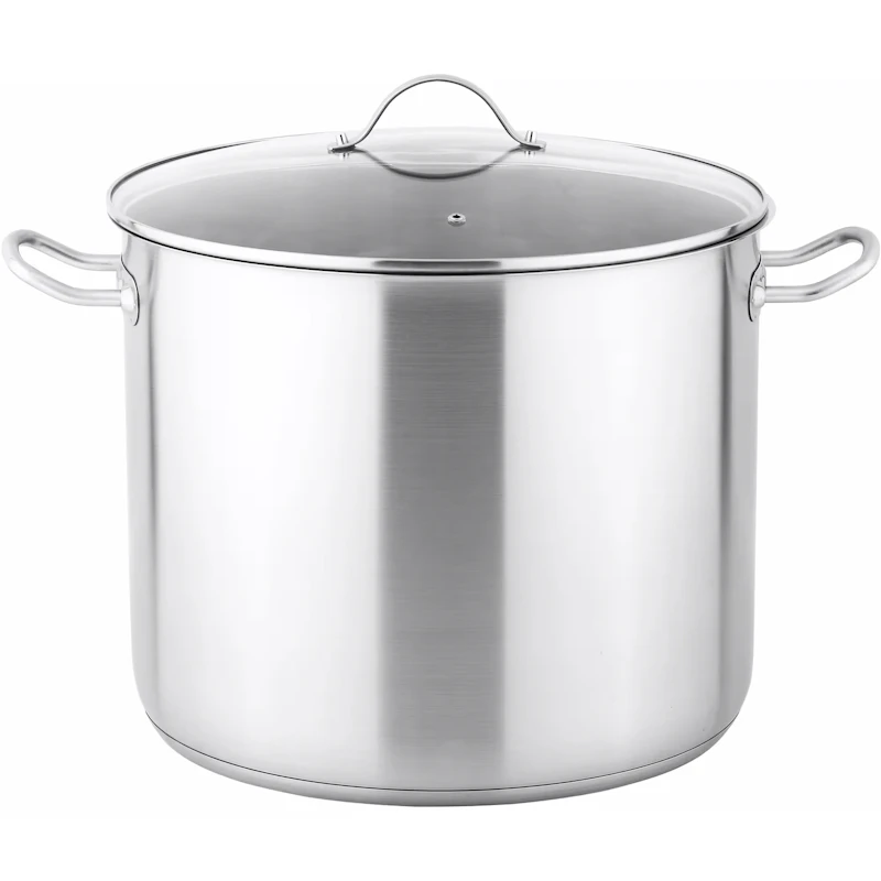 Pot With Glass Lid 30 L