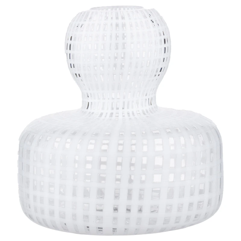 Filigree Vase White/Clear