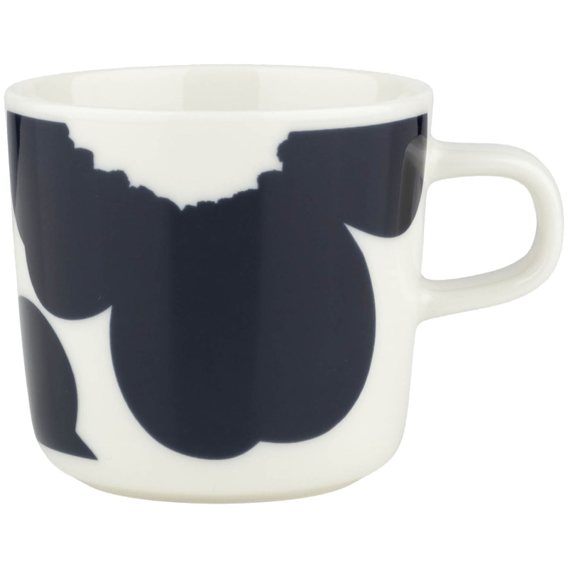 Iso Unikko Mug 20 cl, White/Dark Blue