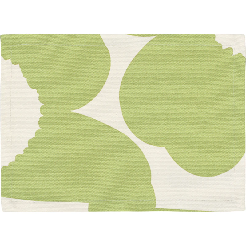 Iso Unikko Placemat 35x40 cm, Off-white / Pear