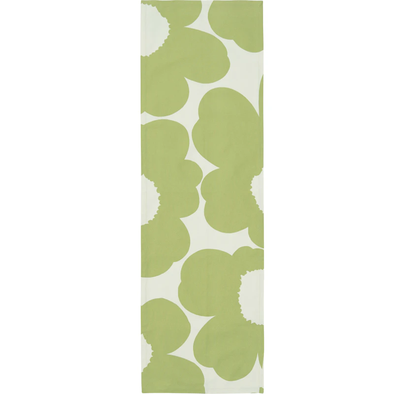 Iso Unikko Table Runner 42x139 cm, Off-white / Pear