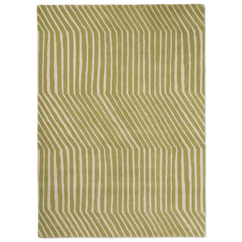 Kalasääski Wool Rug 200x280 cm, Light Green