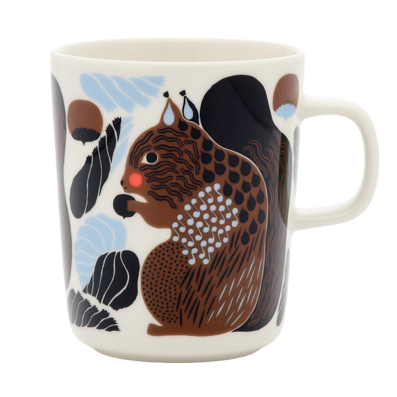 Kurre Coffee Cup 25 cl, Brown / Light Blue