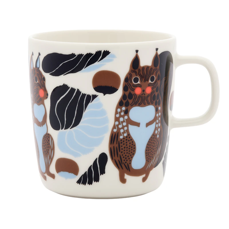 Kurre Mug 40 cl, Brown / Light Blue