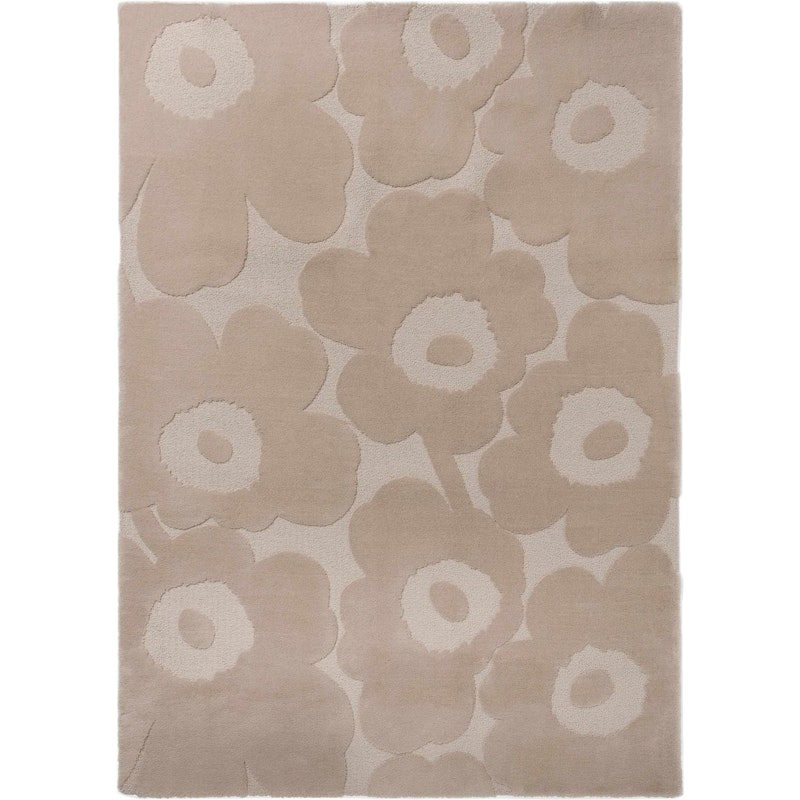 Unikko Rug 250x350 cm, Light Beige