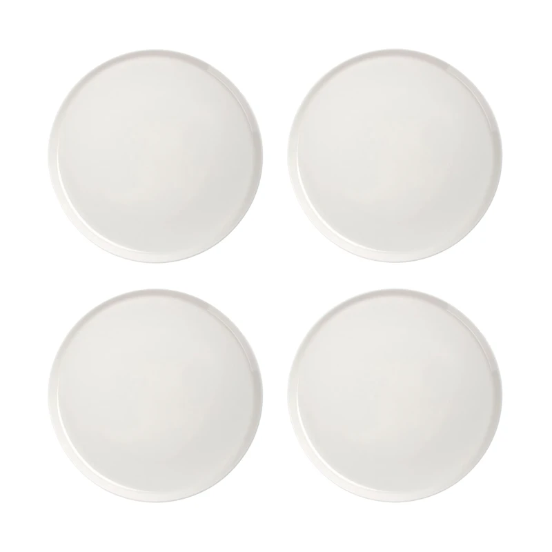 Oiva Plate 25 cm 4-pack, White