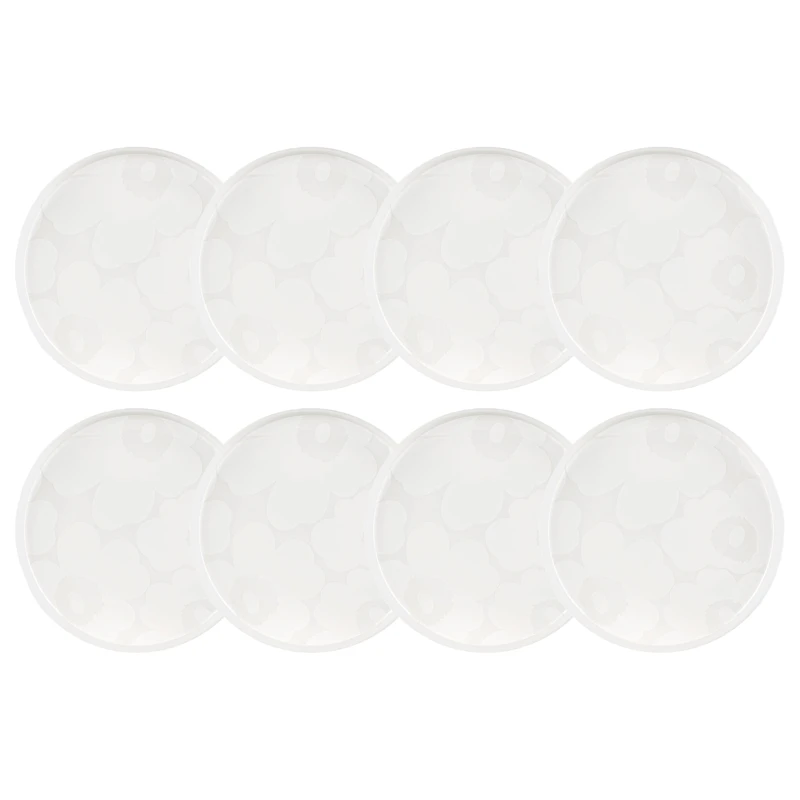 Oiva Side Plate 20 cm 8-pack, White