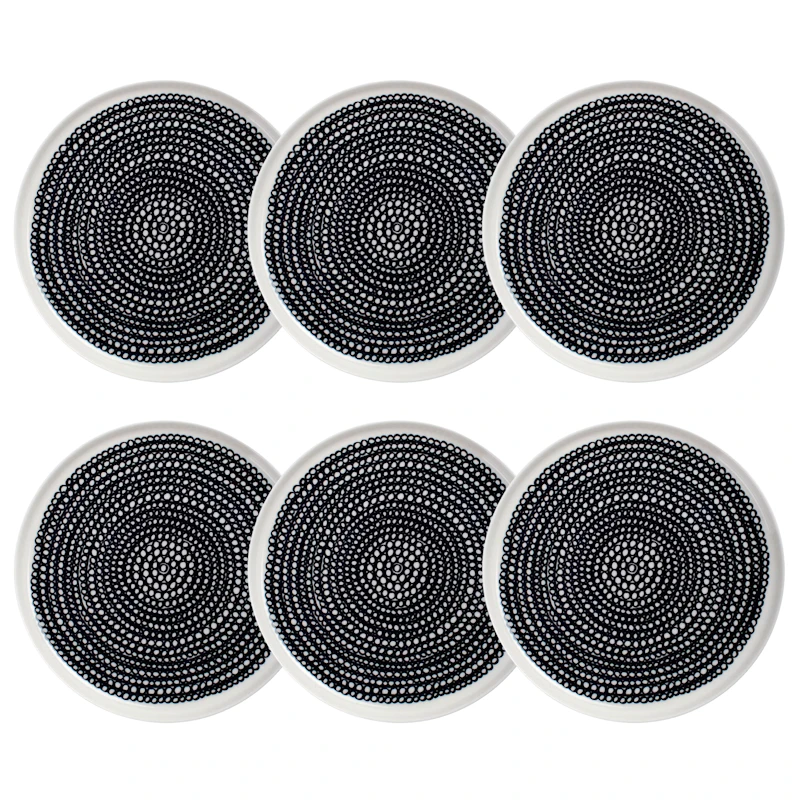 Oiva/Siirtolapuutarha Side Plate 20 cm 6-pack