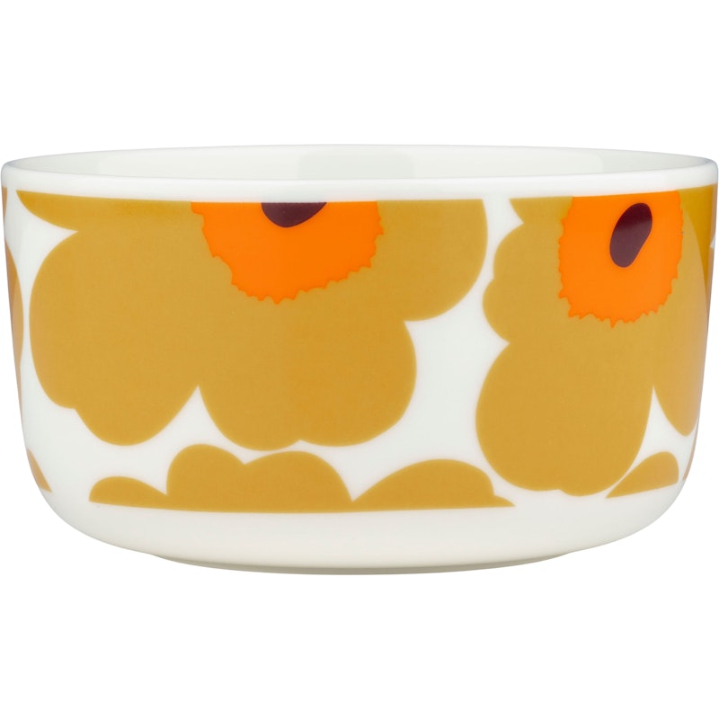 Oiva/Unikko Bowl 50 cl, White / Caramel