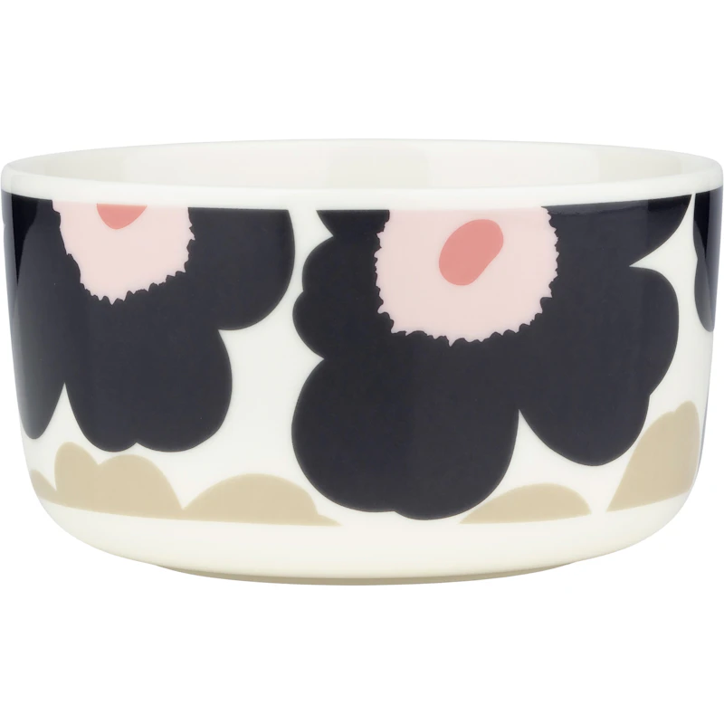Oiva/Unikko Bowl 50 cl, Pink / Sand