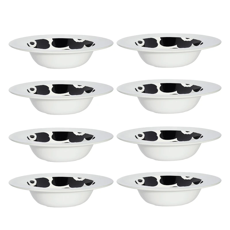 Oiva / Unikko Deep Plate 20 cm 8-pack