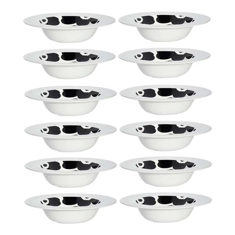 Oiva / Unikko Deep Plate 20 cm 12-pack