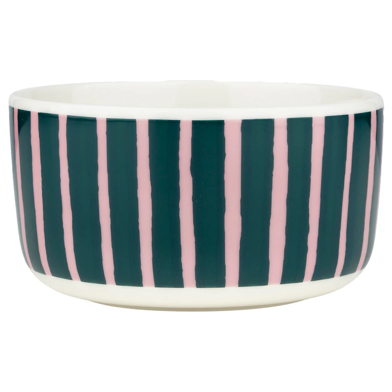 Piccolo Bowl 50 cl, Pink / Dark Green