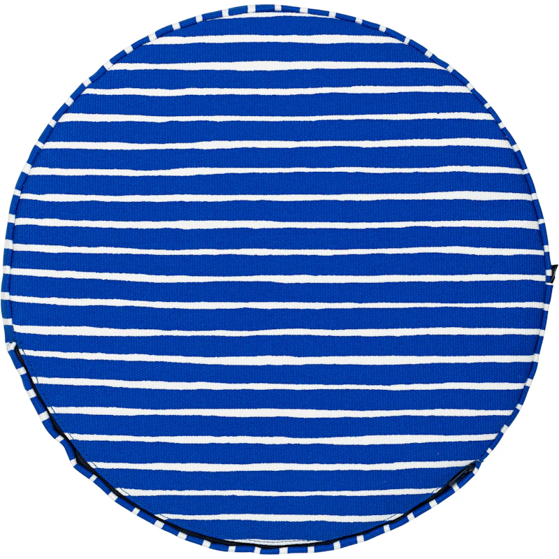 Piccolo Cushion 35 cm, White / Blue