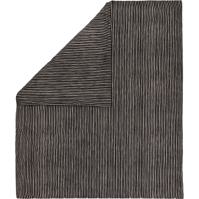 Piccolo Duvet Cover 240x220 cm, Black / Off-white