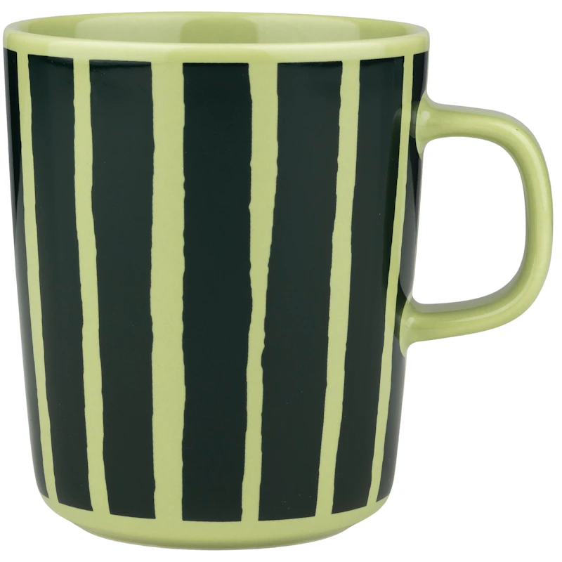 Piccolo Mug 25 cl, Pear / Dark Green