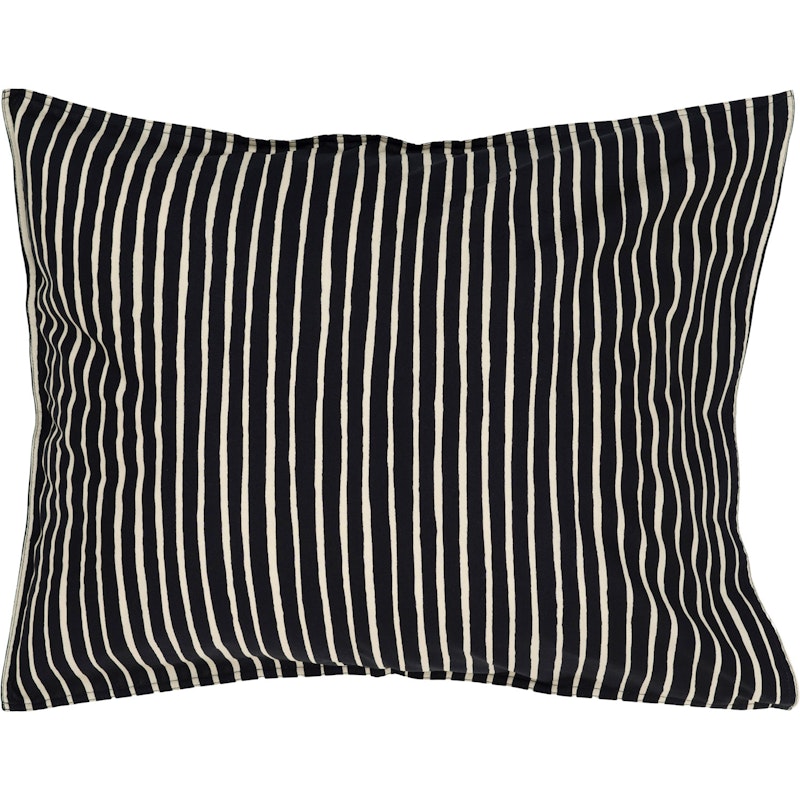 Piccolo Pillowcase 50x60 cm, Black / Off-white