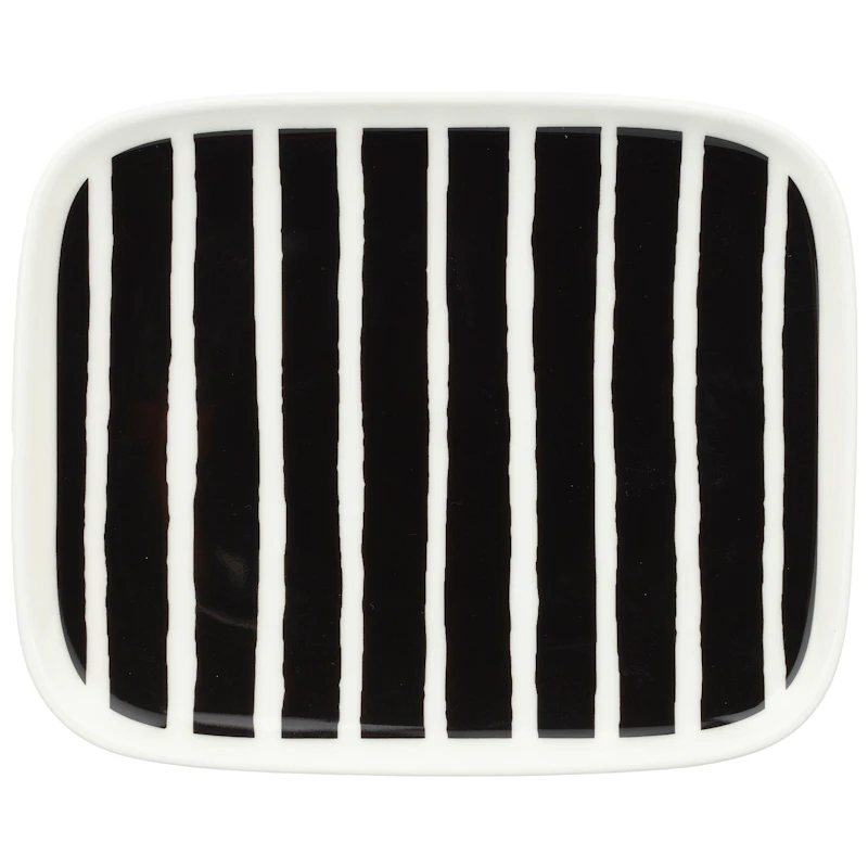 Piccolo Side Plate 12x15 cm, Black / White
