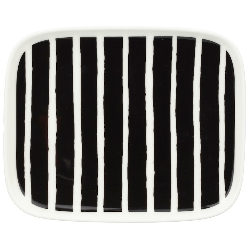 Piccolo Side Plate 12x15 cm, Black / White