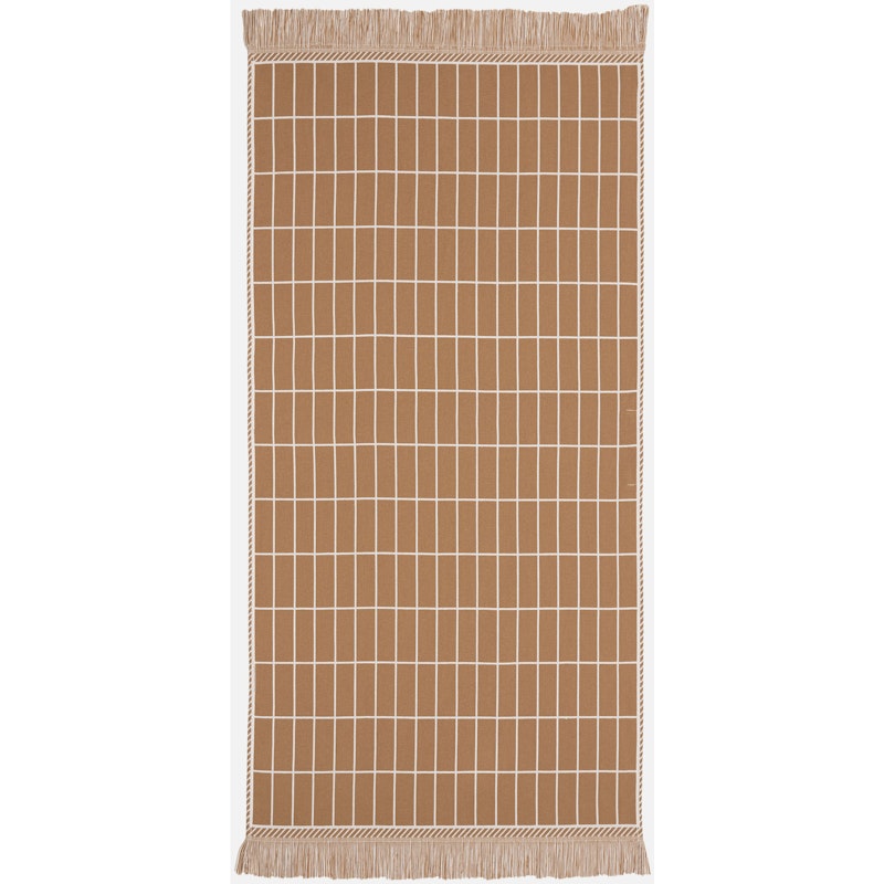 Pieni Tiiliskivi Towel Hamam Brown / Off-white, 50x100 cm