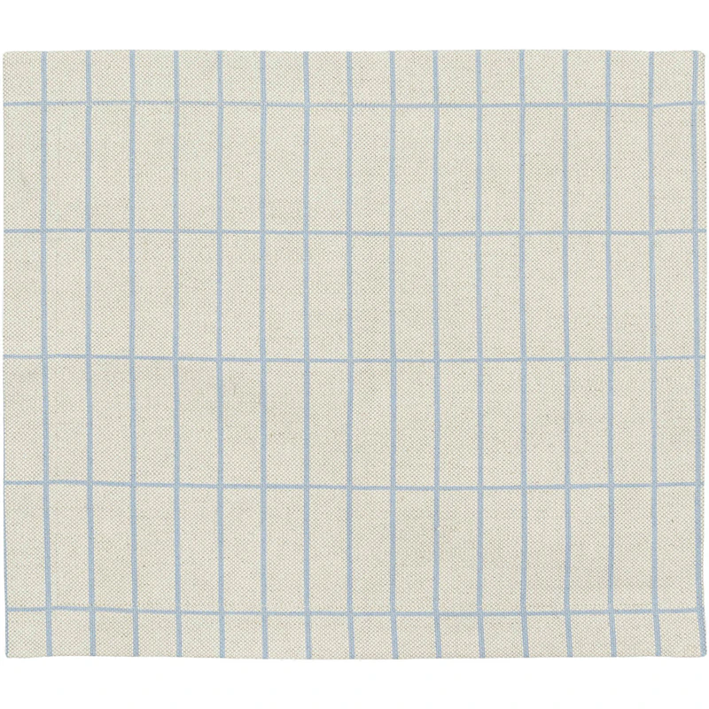 Pieni Tiiliskivi Placemat, Linen/Light Blue