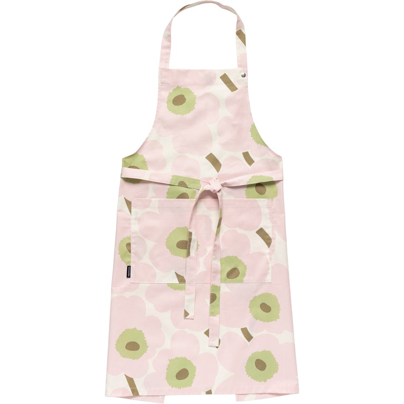 Pieni Unikko Apron, Pink / Sand / Pear
