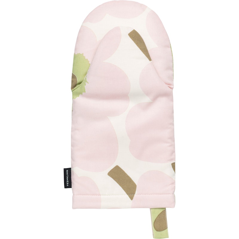 Pieni Unikko Oven Glove, Pink / Sand / Pear