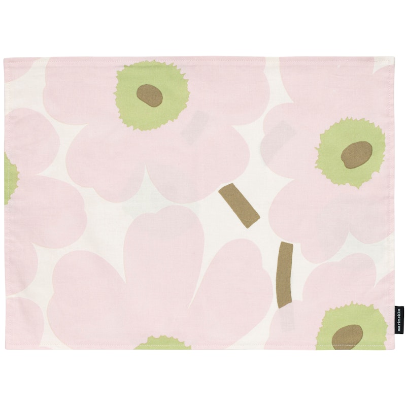 Pieni Unikko Placemat 35x40 cm, Pink / Pear