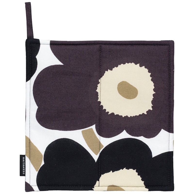 Pieni Unikko Pot Holder, Beige / Dark Grey