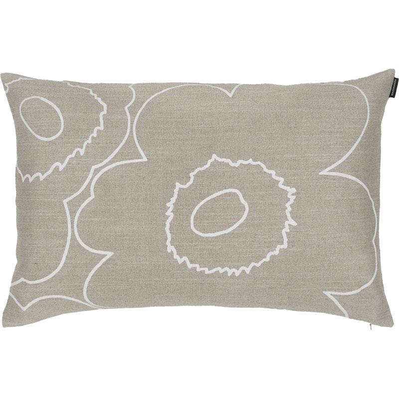 Piirto Unikko Cushion Cover, 40x60 cm Sand/White