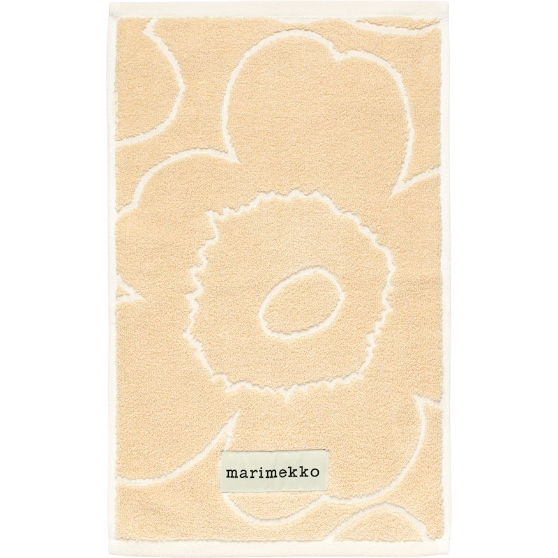 Piirto Unikko Guest Towel Straw / Off-white, 30x50 cm