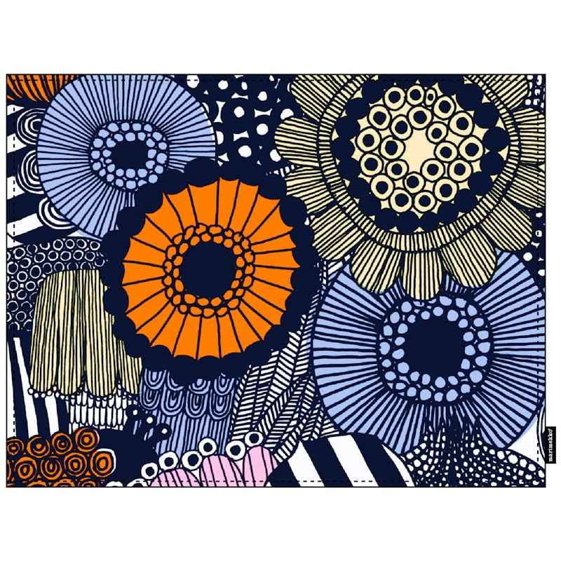 Pieni Siirtolapuutarha Placemat, Dark Blue