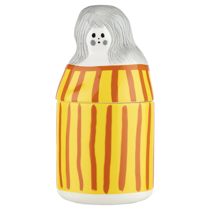 Raita-Armi Jar With Lid, Yellow