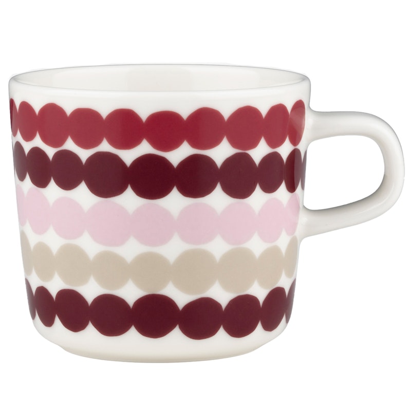 Räsymatto Coffee Cup 2 dl, Dark Red