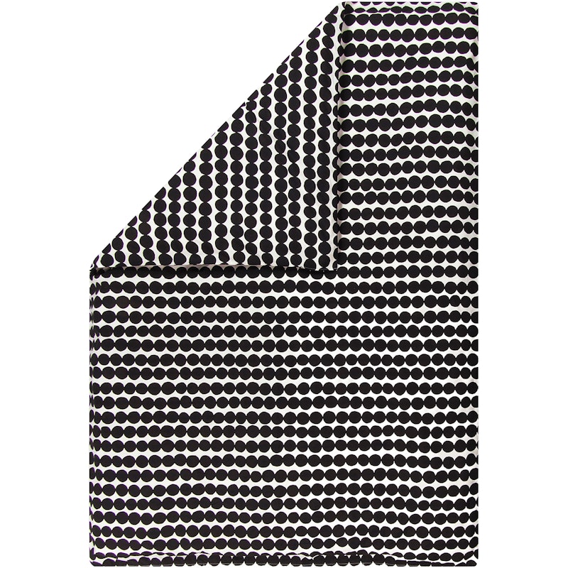 Räsymatto Duvet Cover White / Black, 140x200 cm