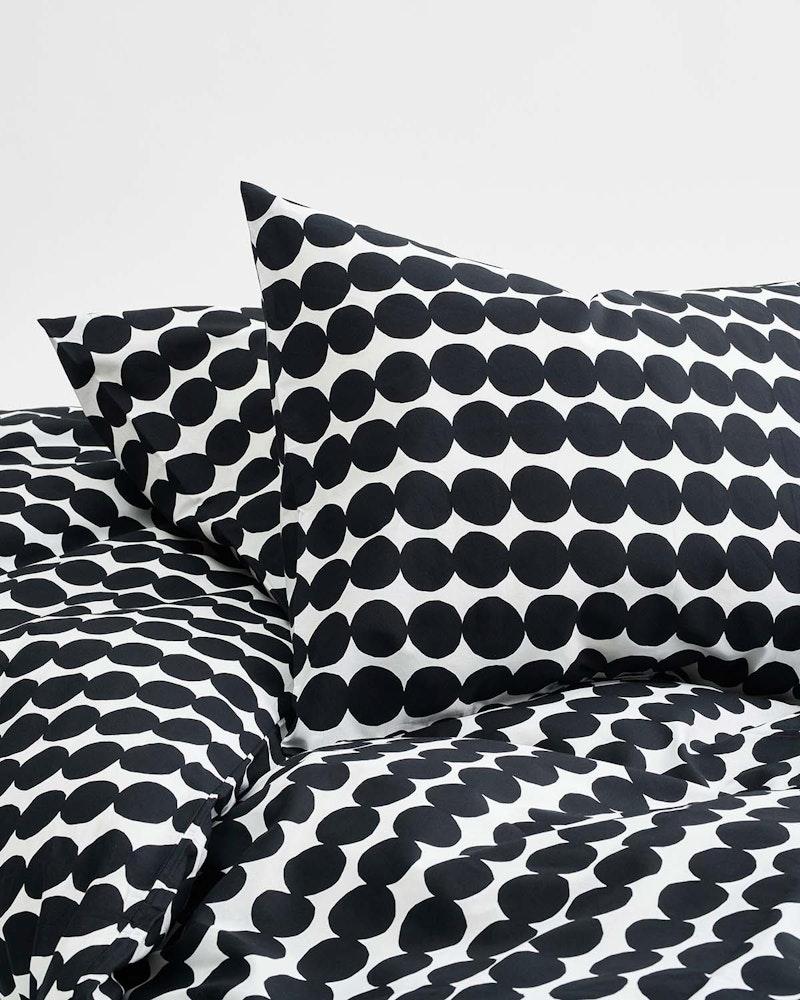 Rasymatto Pillowcase 50x60 cm White Black RoyalDesign