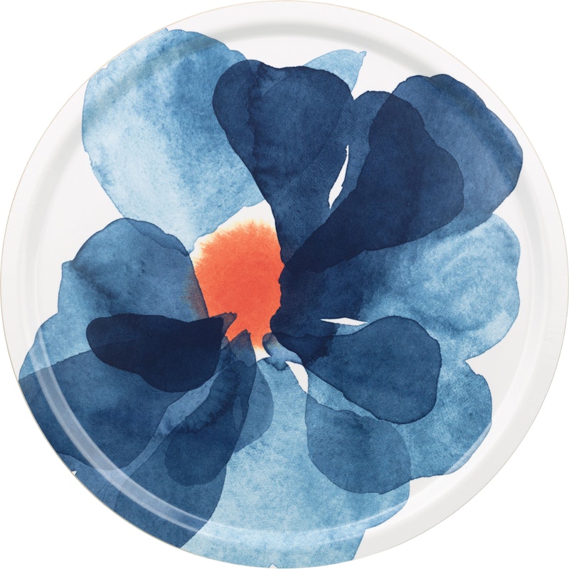Valssi Tray 46 cm, White / Blue / Orange