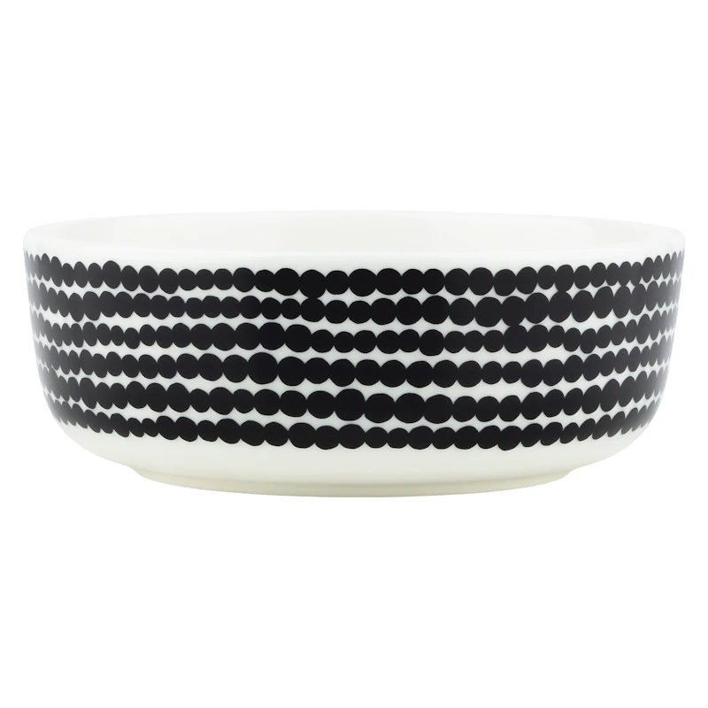 Siirtolapuutarha Bowl 40 cl, Black / White