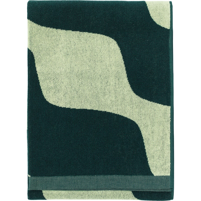 Taifuuni Bath Towel 70x150 cm, Dark Green / Pear