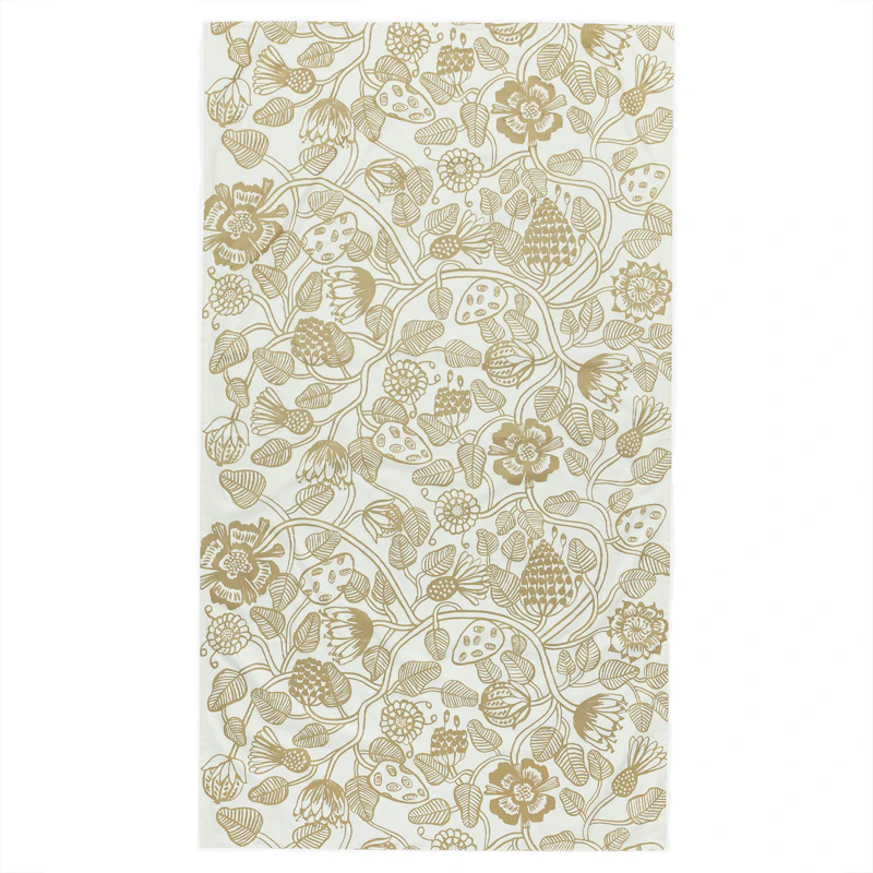 Tiara Tablecloth 135X250 cm White Gold