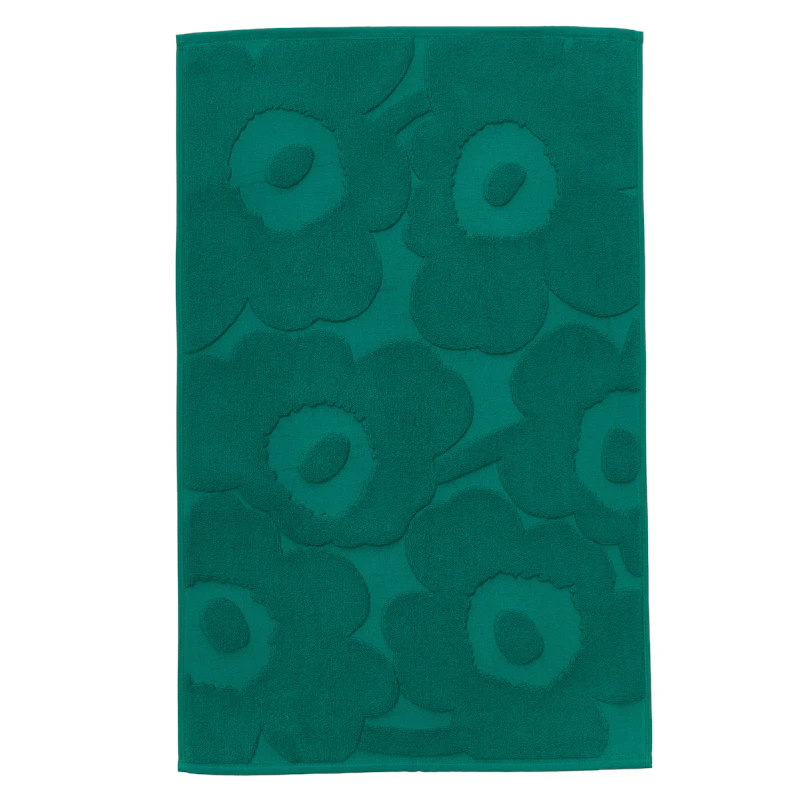 Unikko Bath Mat 50x80 cm, Emerald